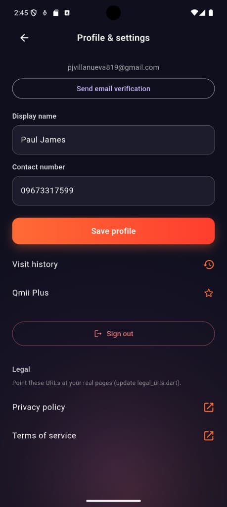 QMII App screenshot 6
