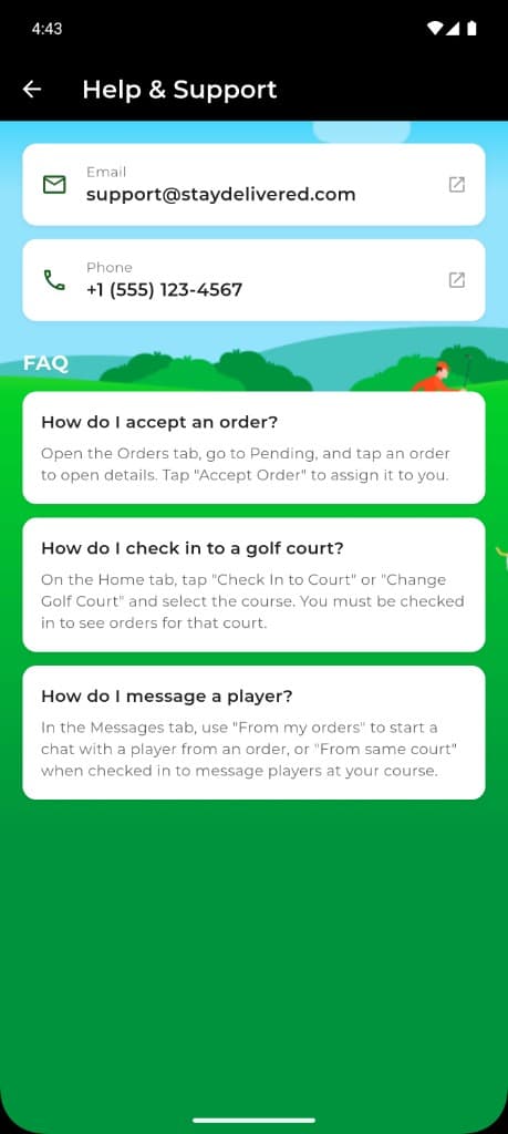 Stay Delivered App screenshot 5