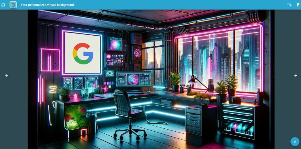 Virtual Background Web App screenshot 3
